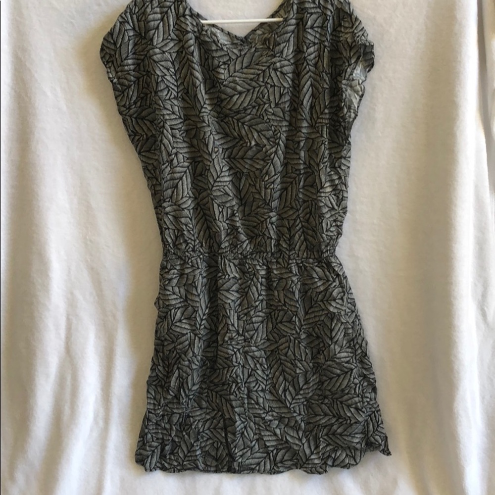 Blue gray dress